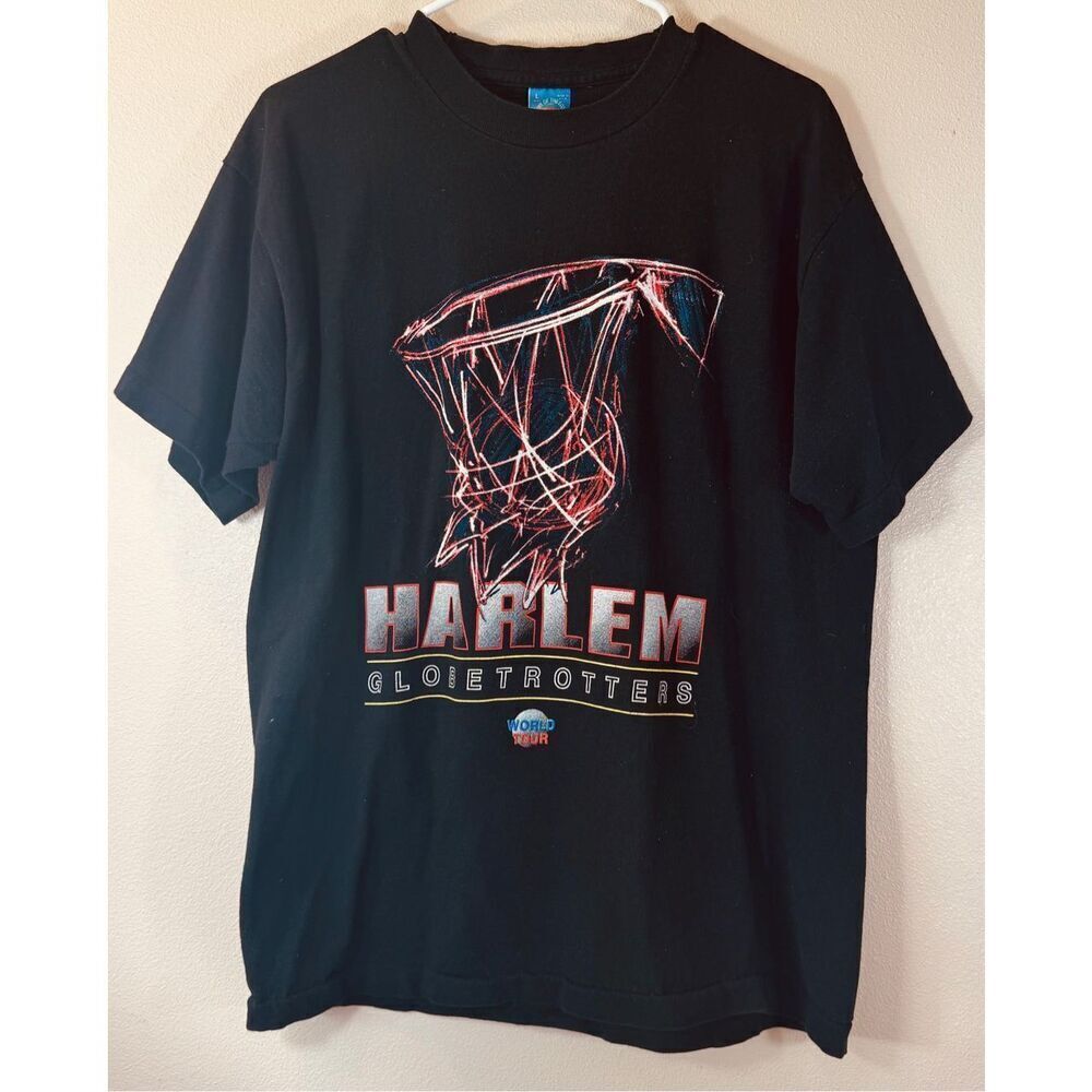 Vintage Fruit of The Loom 1995 Harlem Globetrotters World Tour Tee Shirt Large